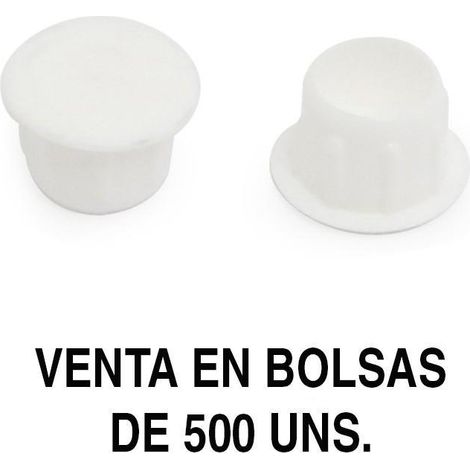 TAPA MINA AG.10MM BLANCO (500U) (1/2)