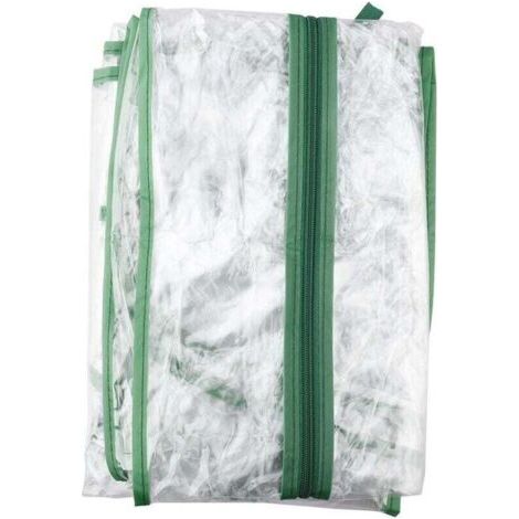 Housse de rechange pour serre à 3 couches, en plastique transparent, pour mini serre, pour cadre extérieur, accessoires de jardin (sans cadre) (1/5)