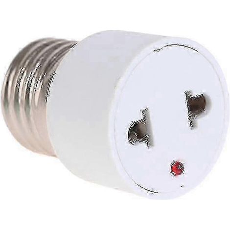 25-26 220v E27 ABS Blanc Connecteur Accessoires Adaptateur de culot à vis prise US/EU-DF f26 (1/4)