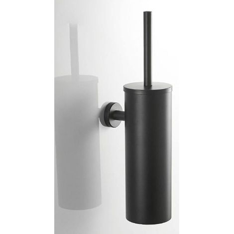 Brosses à Toilettes, Brosse WC INOX,Toilette WC avec Couvercle Anti-éclaboussures Fermé,Tête de Brosse Remplaçable Mesures (1/4)