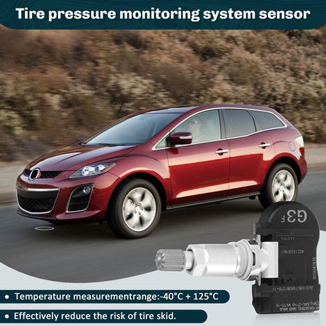 4 capteurs de pression de pneus BDMC-37140 pour Mazda 2, 3, CX-7, CX-9 (1/4)