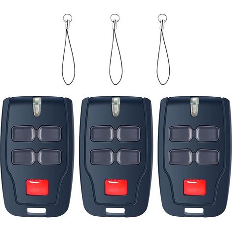Télécommandes 4 Canaux 433.92 MHz – Compatible avec systèmes de porte de garage de chez BFT MITTO B RCB04 R1 / RCB02 / Cool C4 – Remplacement idéal (3) (1/5)