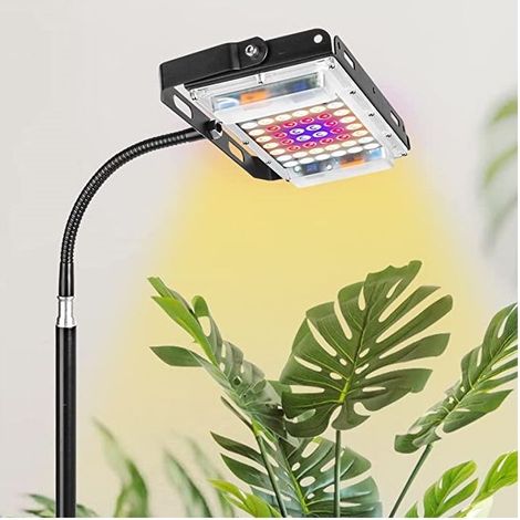 Lampe de croissance LED à spectre complet, lampe de table verticale sur pied, pour la culture de plantes vertes en intérieur-AquaForge (1/5)