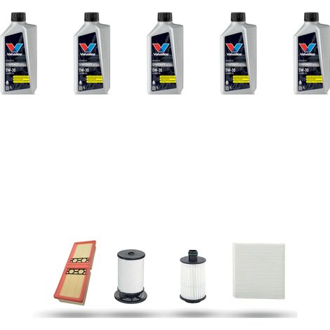 Kit tagliando 4 FILTRI e 5L OLIO compatibile con Alfa Romeo Giulia (952) 2.2 JTDM 16v 154kw dal 2016 (1/5)