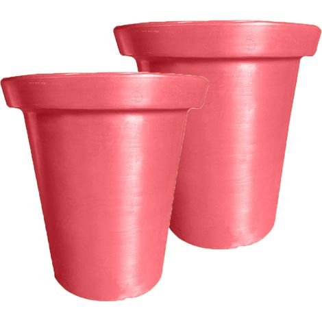 Pot de fleurs rond xxl delight 760l-lot de 2 - plast'up rotomoulage (1/3)