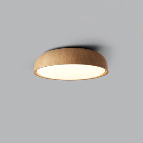 Plafonnier LED salle de bain – Impression bois naturel – Protection IP44 – Température de couleur 3000K/3500K/4000K – 36W 3200 lm – Millumine (1/4)
