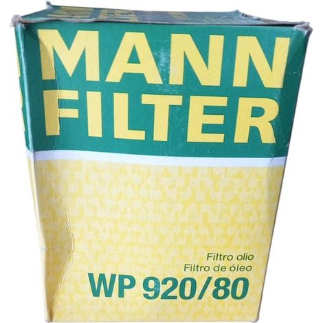 Filtro olio motore marca man filter codice filtro wp 920/80
