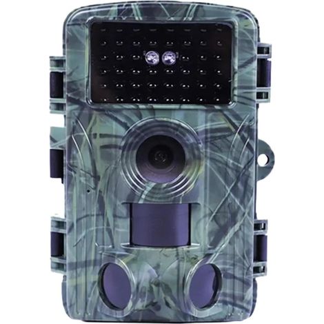 Caméra Faune Sauvage 60MP WiFi Caméra De Chasse en Plein Air PR1600 4K Faune Suivi Mouvement Infrarouge Vision Nocturne Étanche Piège Photo Surveillance Fiable Précise(with 128GB TF Card) (1/5)