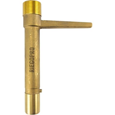 Llave para boca de riego en bronce 3/4"