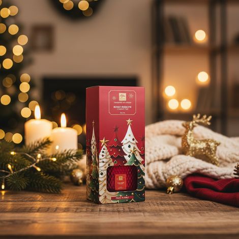 Diffusore di essenza con bottiglia Diamante profumatore per ambienti da 700 ml -Vaniglia & Mandarino (1/5)
