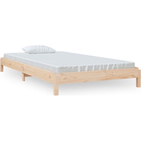 Maison Exclusive - Letto Impilabile 100x200cm in Legno Massello di Pino