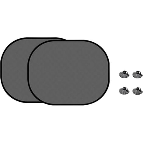 Sonnenschutz für die Seitenscheiben – 2-teilig – UV-Schutz – Sonnenschutz für Babys und Kinder – Sonnenschutz für Autofenster – Auto-Sonnenschutz – Autozubehör – Universal – 44 cm x 36 cm – Schwarz – (1/4)