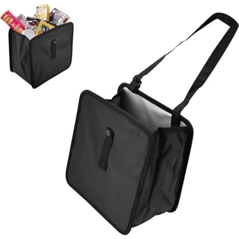 Poubelle de voiture - Poubelle suspendue avec sangle réglable - Étanche - Pliable et portable - Organiseur universel pour voiture, SUV, camion (1/5)