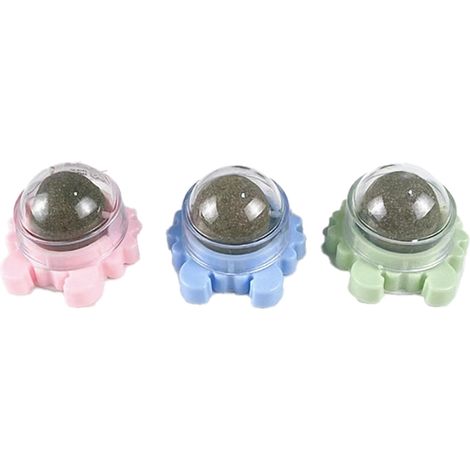 Boules De Chat - À Base De Herbe À Chat Et Vigne Argentée - Pour Mur Intérieur - 6 Pièces (1/5)