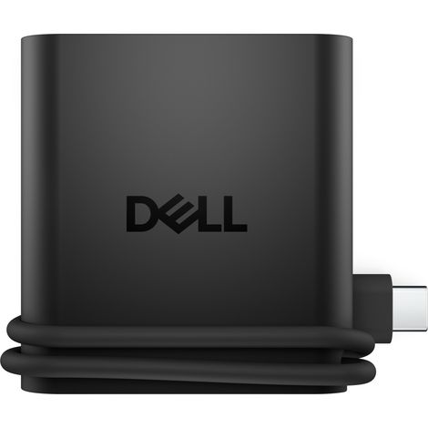 DELL DA225 Avec fil USB 3.2 Gen 1 (3.1 Gen 1) Type-C Noir (1/4)