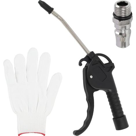 Soufflette Air Comprimé Avec Buse De 110 Mm,raccord 1/4 Pouce, Pression Max 11 Bar, Pistolet Air Comprimé,soufflette Pour Atelier, Nettoyage Auto Et Camion (1/5)