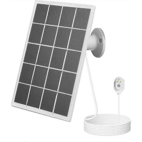 Panneau solaire blanc pour caméra de sécurité Arlo Pro 4/Ultra 2/Pro 3/Ultra/Pro 5S (1/5)