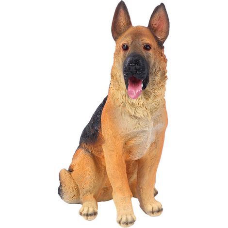 Figurine Chien Résine pour Jardin - Décoration Balcon Animalière Artisanale (1/5)