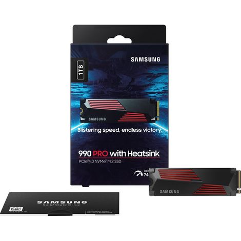 SAMSUNG M.2 SSD 990 Pro Heatsink 1TB (1/5)