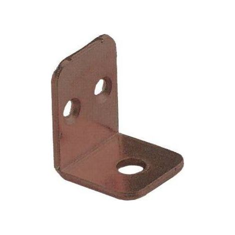 ESCUADRA PARA MUEBLES 22x28 mm - Bronceada