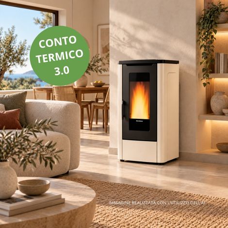 LA NORDICA Stufa A Pellet Dahiana AD Avorio (1/5)