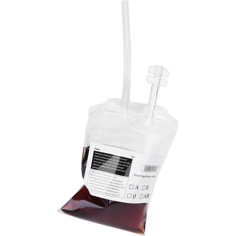 Contenant de 350 ml pour boisson sanglante d'Halloween, sachet pour jus de fruits (1/5)