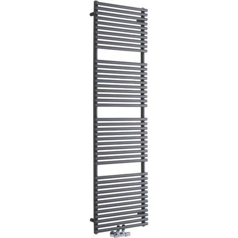 Sèche-Serviettes à Raccordement Central – Anthracite – 182.3 x 50cm – Magera (1/5)