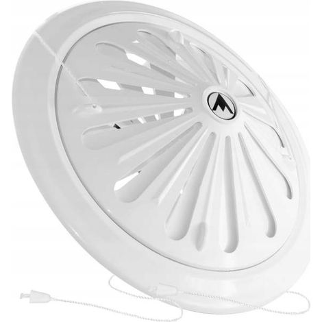Grille de ventilation D/15 WR - Blanc - ABS - Élégante et durable - Installation facile (1/2)