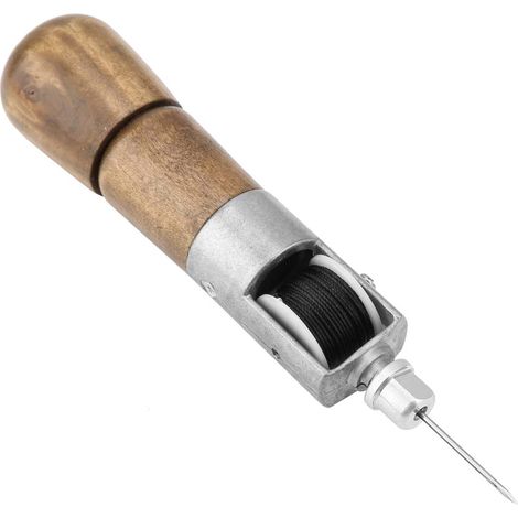 ensemble de machine à coudre à main en cuir