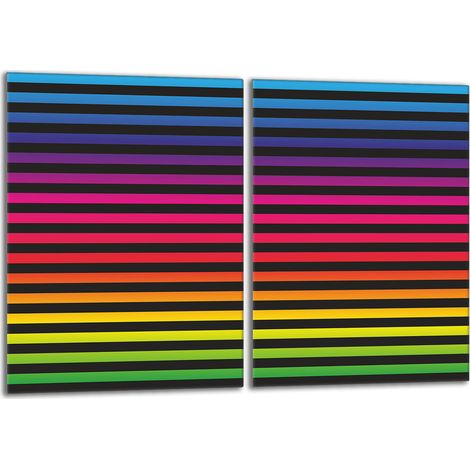 Glasschutzplatte für den Herd 2x40x52 Bunt (1/5)
