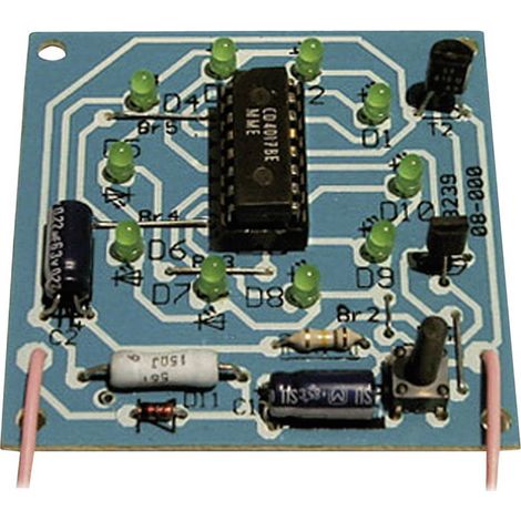 Kemo B239 Ruota della fortuna in kit da montare Modello (kit/modulo): KIT da costruire 9 V/DC, 12 V/DC