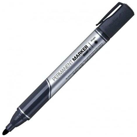 Rotulador permanente redondo Rystor RMP-1 negro