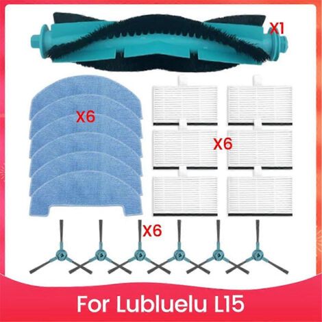Pièces de rechange pour aspirateur robot Lubluelu L15 : brosse principale et filtre HEPA