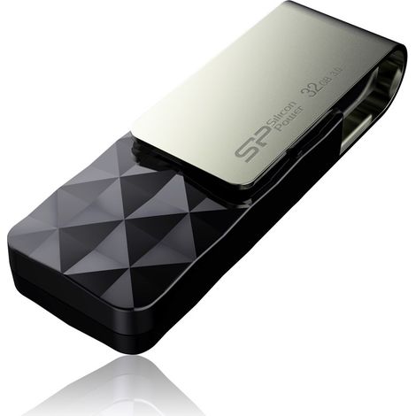 Clé USB Silicon Power Blaze B30 32 Go USB Type-A 3.0 (3.1 Gen 1) Noire (1/5)