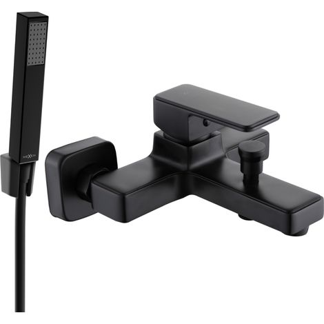 Mexen Cetus R77 Wannenbatterie mit Brausegarnitur, Schwarz - 74433R77-70 (1/3)