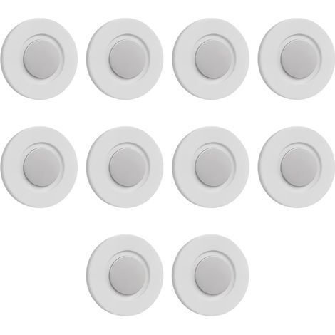 10 Sets magnetischer Haftaufkleber, Fernbedienungshalter, Magnetbefestigung, rutschfester Klebstoff, geeignet für verschiedene Wände. (1/5)