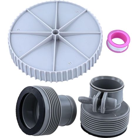 Kit de conversion de pompe d'écumoire de piscine avec adaptateurs de tuyau pour SFX1000 pour piscine hors sol SFX1500 Pièces de rechange Système de filtre à sable (1/5)
