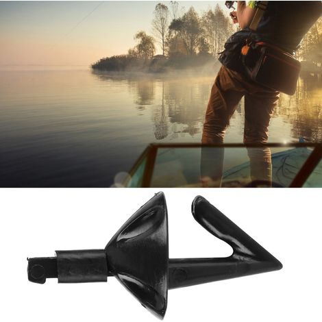 20 Pièces Leurres de Pêche en Cône Noir pour Appâts et Poissons