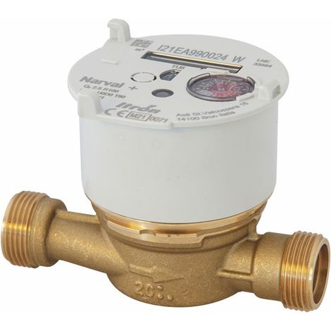 Contatore divisionale acqua fredda e calda 3/4"