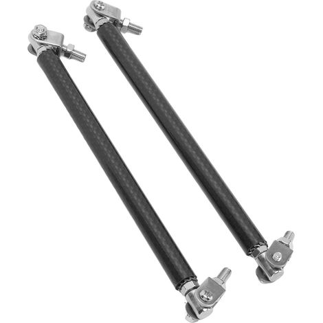 Heckstoßstange, 150 mm/5,9 Zoll, aus Kohlefaser und Edelstahl, universelle Modifikation (1/5)
