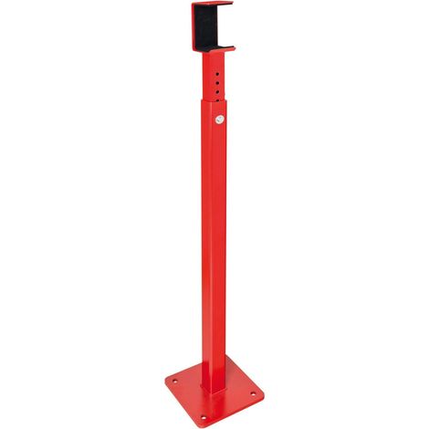 MORAVIA Drehschranke COMPACT horizontal schwenkbar Rundzylinder L 4000mm rot-weiß verzinkt (1/5)