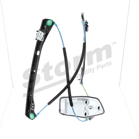 Mécanisme de lève-vitre avant droit pour VW Golf V 1K3837462A (1/4)