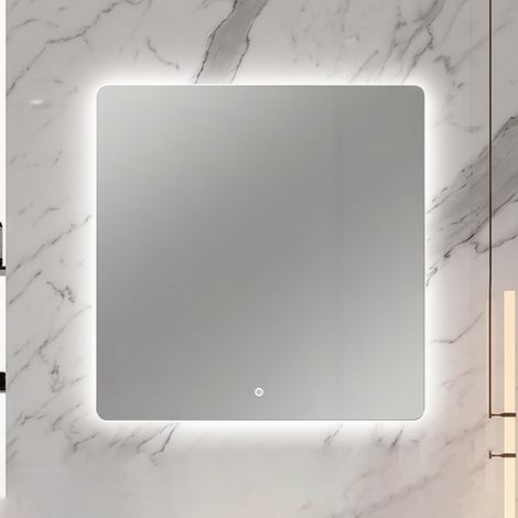 Specchio da Bagno Retroilluminato con LED con Interruttore Touch - 60x80 cm
