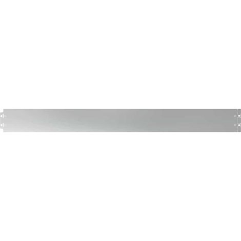 vidaXL Bordure de Pelouse 50 pcs 10 x 103 cm Acier galvanisé Argenté