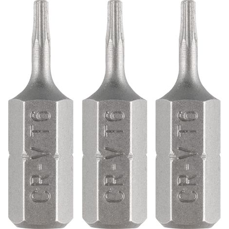 Puntas Torx T6 x 25 mm, 3 unidades. (1/3)