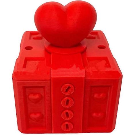 Boîte cadeau agaçante avec vis, boîte à vis imprimée en 3D, emballage cadeau pour la Saint-Valentin, boîte cadeau d'anniversaire, A (1/5)