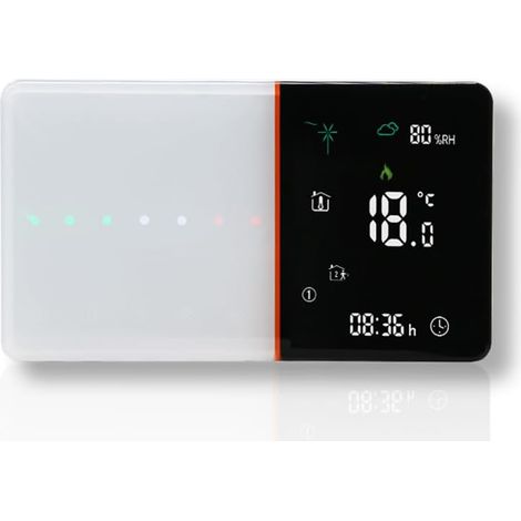 Wi-FI Thermostat - Thermostat Programmable pour Le Chauffage ou la Climatisation - Contrôlé à Distance Depuis Votre Téléphone Portable, Compatible avec et (1/5)