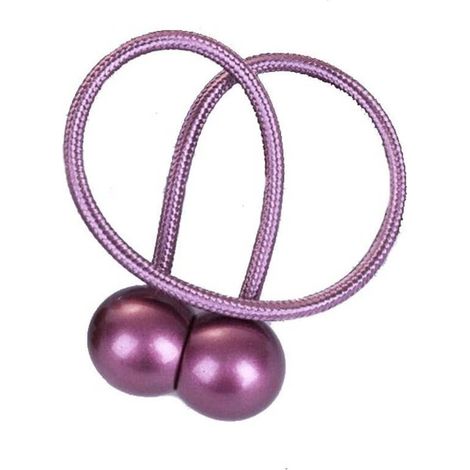 Embrasses de rideaux magnétiques avec boucles tressées pour décoration de maison ou de salon (B) (1/4)