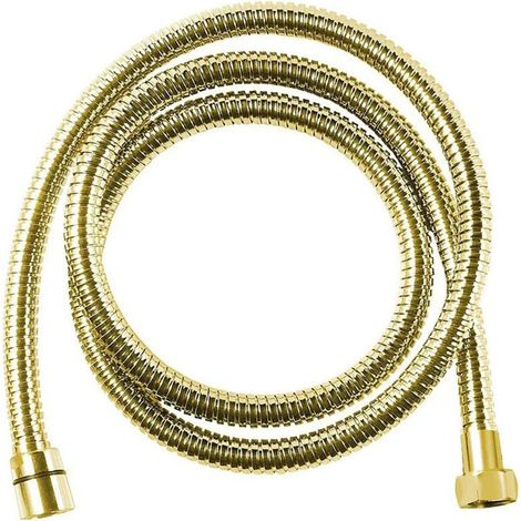 Sapho Ricambi Reitano Rubinetteria - Flessibile doccia, lunghezza 175 cm, color oro FLE10ZL