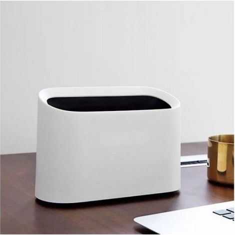 1 Mini poubelle, design nordique, compacte, bureau, cuisine, salle de bain